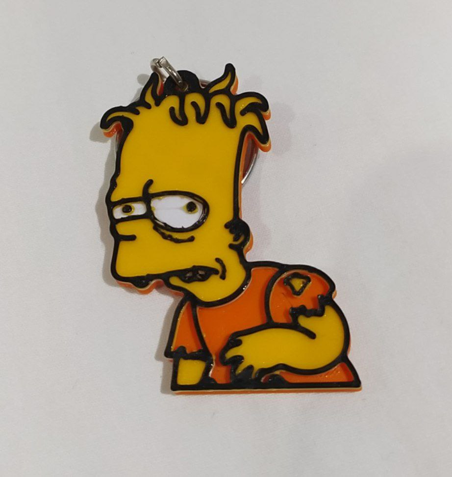 keychain simpsons 3D print model - Mito3D