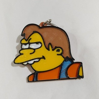 Schlüsselbund Simpsons 3d print model - Mito3D