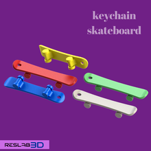 keychain skateboard fashion toy ring hobby kids 3d print model - Mito3D