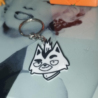 keychain small cat final space Jewelry little black white and classic 3d print model - Mito3D