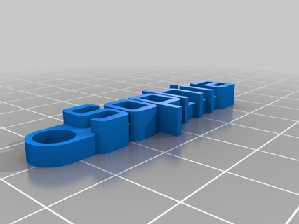 keychain sophia customized organization 3d print model - Mito3D