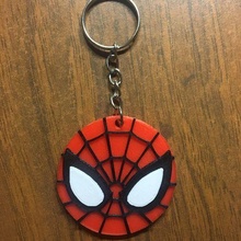 keychain spiderman multicolored fashion key ring 3d print model - Mito3D