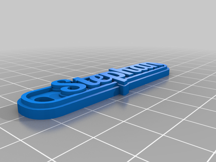 Schlüsselbund stephan angepasst Schlüsselanhänger 3d print model - Mito3D