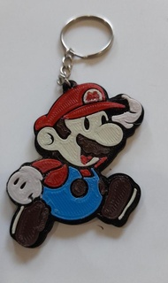 portachiavi super Mario bros multicolore regalo souvenir 3d print model - Mito3D