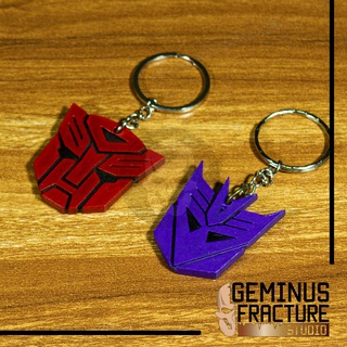keychain transformers autobots decepticons Jewelry key rings necklaces 3d print model - Mito3D