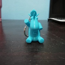 keychain unicorn art 3d print model - Mito3D