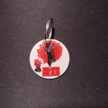 keychain walking dead jewelry key ring 3d print model - Mito3D
