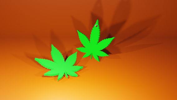 Schlüsselbund Gras Cannabis Ohrring Canabis Schlüsselanhänger porta Schlüssel Gang Mondo Apfel Kinder Obst Gier Marihuana 3d print model - Mito3D