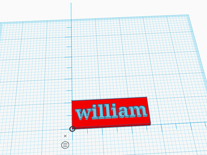 porte clés William 3d print model - Mito3D