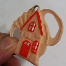 keychains gadget house key ring fashion 3d print model - Mito3D