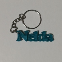 porte clés Nelda llaveros nom_tag étiquette nom 3d print model - Mito3D
