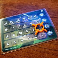 keyforge chain tracker card token game toy accessories 3d print model - Mito3D