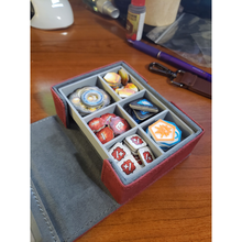 keyforge deck book insert token tray game toy accessories 3d print model - Mito3D