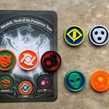 keyforge house tokens game token toy accessories 3d print model - Mito3D