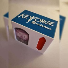 keyforge triple archon deck box game card token tray toy accessories 3d print model - Mito3D