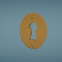 buco della serratura casa 3d print model - Mito3D