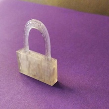 keyless padlock insurance clip 3d print model - Mito3D