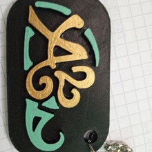 porte clés bijoux 3d print model - Mito3D