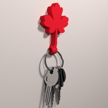 porte-clés acer campestre divers la feuille les feuilles nature anneau des clés plantes botanique 3d print model - Mito3D