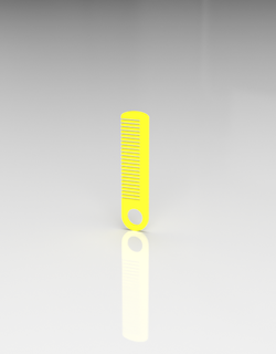 portachiavi pettine barba baffi Portachiavi gioielleria chiavi 3d print model - Mito3D