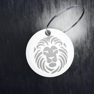 keyring lion key ring 3d print model - Mito3D