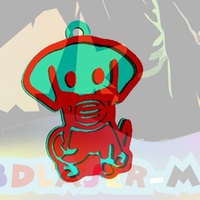 keyring mascota dachshund key ring covid 3d print model - Mito3D