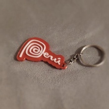 keyring peru jewelry key ring keychain 3d print model - Mito3D