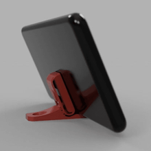 Schlüsselanhänger Handy-Ständer Winkel verstellbar gadget 3d print model - Mito3D