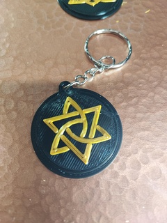porte clés symbol node celtic symbole knot clé bague anneaux celtique païen bricoloup 3d 3d print model - Mito3D