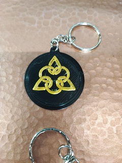 anahtarlık symbol node celtic sembol knot anahtar yüzük yüzükler Kelt pagan bricoloup 3d 3d print model - Mito3D