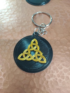 keyring symbol-node-celtic symbol knot-celtic key ring rings celtic pagan bricoloup 3d 3d print model - Mito3D