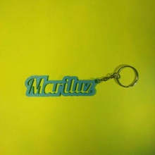 keyrings fashion key rings toys names 3d print model - Mito3D