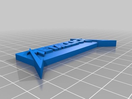 keys metallica rock 3d print model - Mito3D