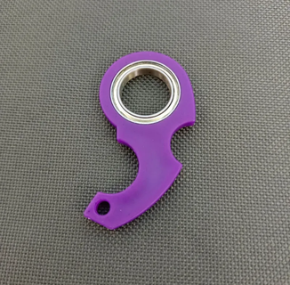 keyspinner keyspinner bearing tik tok swivel key ring keychain key rings phone keys games tik tok gravity rotary  3d print model - Mito3D