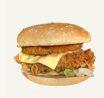 kfc zinger hamburguesa rápido comida 3d print model - Mito3D