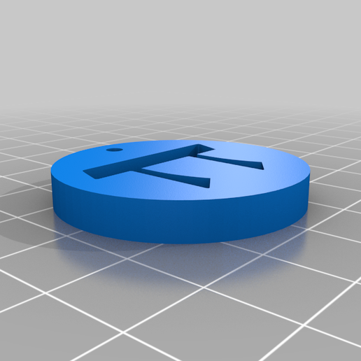 kh logo Taotac anahtarlık Damclock 3D print model - Mito3D