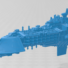 kharnath classe mille dollari incrociatore flotta Gotico bfg bfh passatempo 3d print model - Mito3D