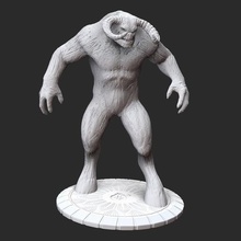 khnum sam 3 3d model stl file print game hd figure miniature statue enemy monster 3d print model - Mito3D