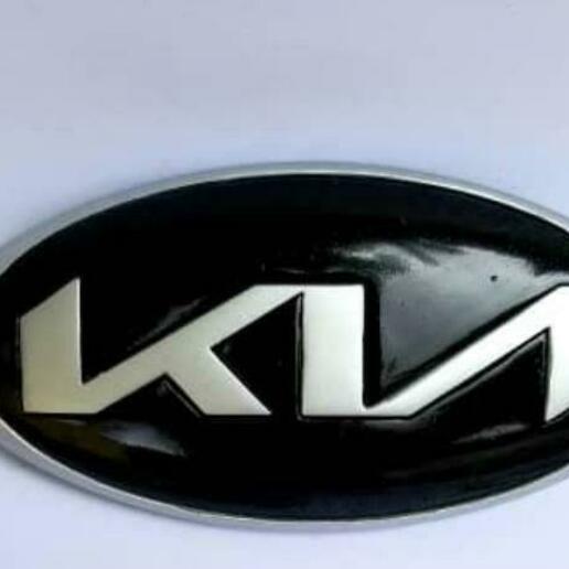 kia badge badges cars logos brand korean car rio 3D print model - Mito3D