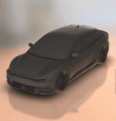 kia ev6 gt ev 2022 turbo yarış araç suv ralli spor dalları araba çift turbolu otomobil 3d print model - Mito3D