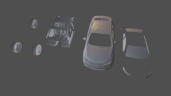 Kia forte coupe 2022 sedan 2023 araç araba 2021 2020 2019 3d Yazdır oyuncak Spor 3d print model - Mito3D