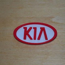 kia motors logo art segni loghi simbolo emblema marca della macchina auto 3d print model - Mito3D