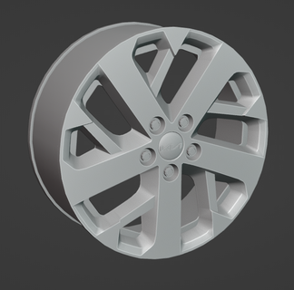 kia rim Game vehicle car wheel racing model printable stl 3d print model - Mito3D