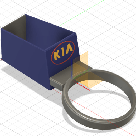 kia rio ashtray holder tool cup 3D print model - Mito3D