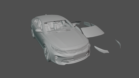 Kia stinger 2022 sedan 2023 araç araba 2021 2020 2019 3d Yazdır oyuncak Spor 3d print model - Mito3D