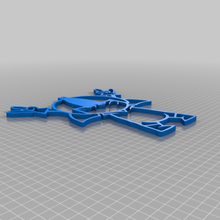 golpear Buttowski llave cadena temerario llaveros 3d print model - Mito3D