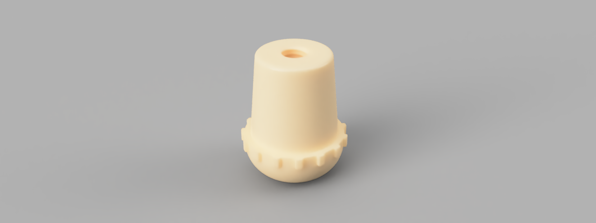 calcio tamburo gamba parte 3D print model - Mito3D