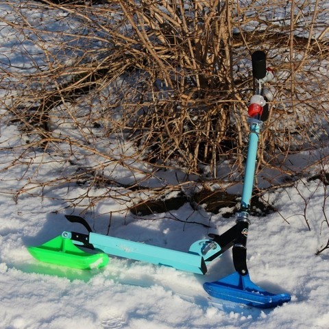 kickbike ski gadget 3D print model - Mito3D