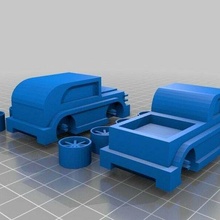 criança carro carros crianças brinquedo automotivo 3d print model - Mito3D