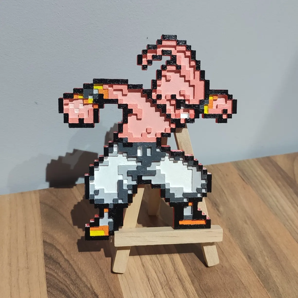 Kind buu Kidbuu Boo Drachen Ball dbz Anime Pixel Kunst 3D print model - Mito3D